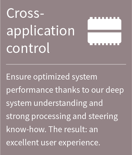 banner, cross application control