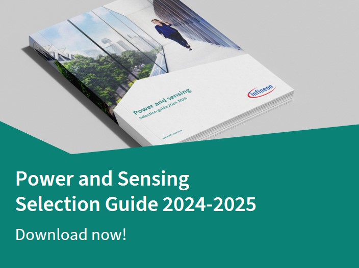 Infineon banner Power and Sensing Selection Guide 2021