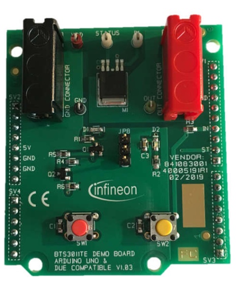 HITFET™ | Automotive Smart Low-Side Switch BTS3011TE Demoboard