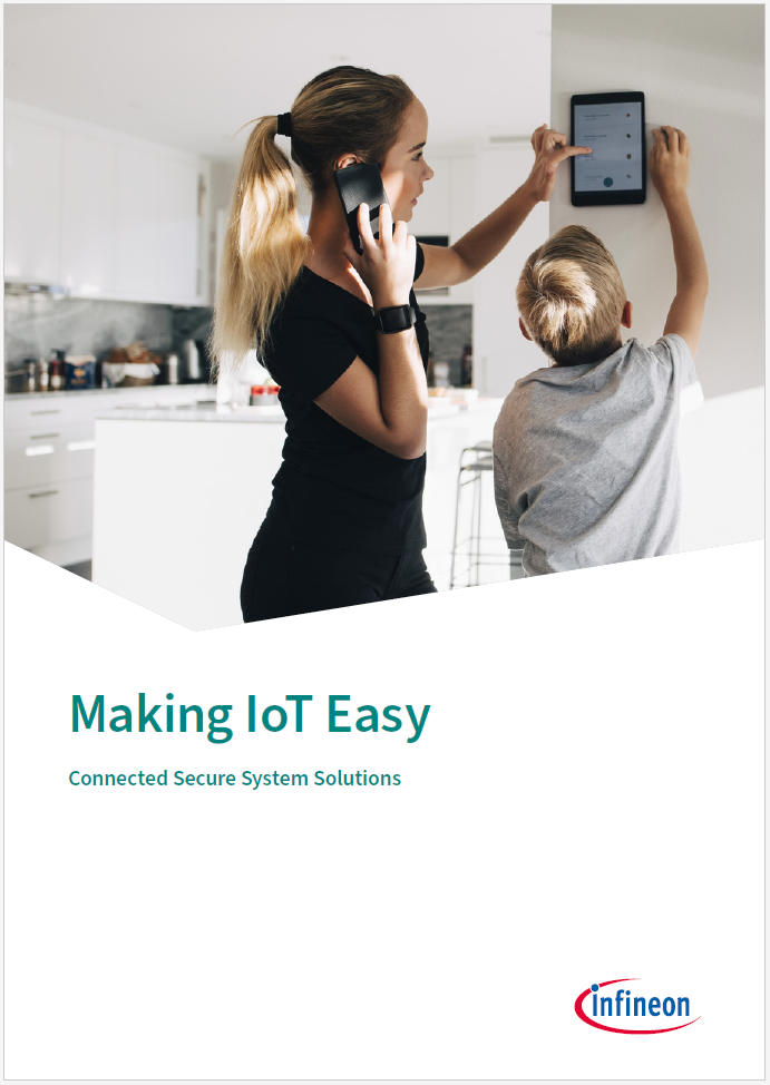 teaser image of slide with headline Making IoT Easy Guide 