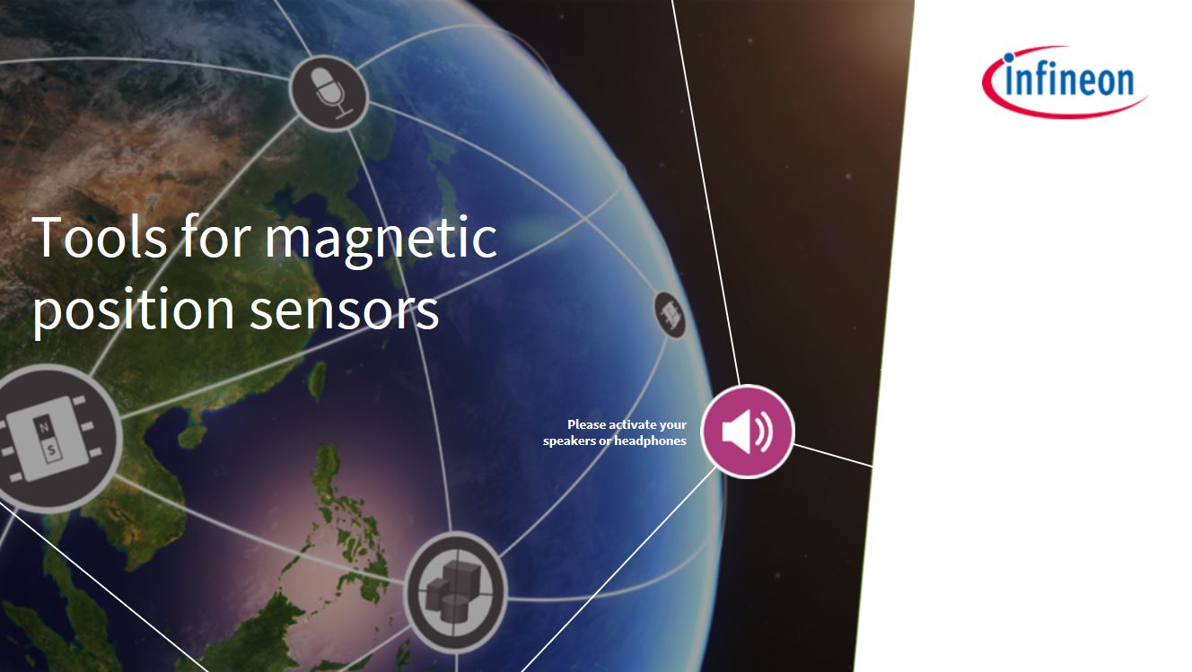 Infineon’s tools for XENSIV™ magnetic position sensors
