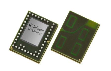 BGT60TR13C, Infineon XENSIV™ 60 GHz radar technology