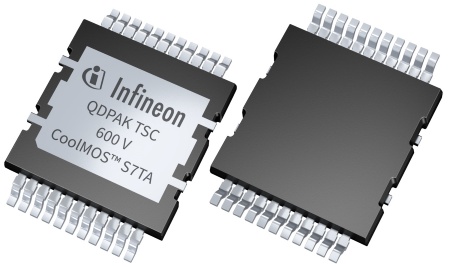 Der 600 V CoolMOS™ S7TA Superjunction-MOSFET von Infineon wurde speziell für die Anforderungen der Automobilelektronik entwickelt.