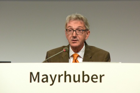 Wolfgang Mayrhuber, Chairman of the Supervisory Board Infineon Technologies AG, at his opening speech at the Annual General Meeting 2016.