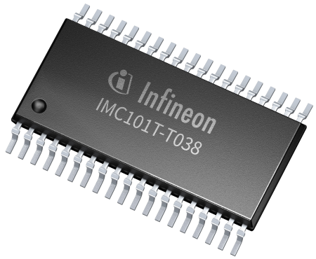 iMOTION IMC100 features Field Oriented Control (FOC) for permanent magnet synchronous motors. It uses space vector PWM with sinusoidal signals to achieve highest energy efficiency and can utilize single or leg shunt current feedback.